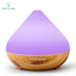 Ultrasonic Wood Grain 300ML Essential Oil Diffuser
