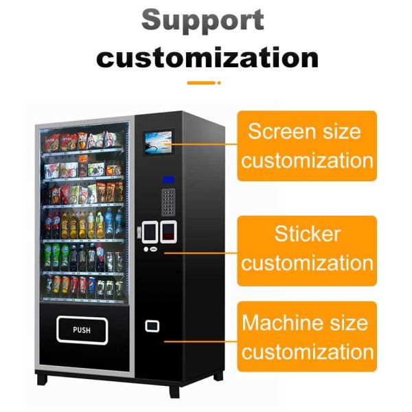 Metal SDK Combo Vending Machine 220V/50Hz Indoor Power 40-450W