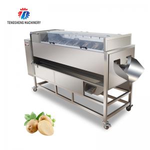 China 580KG Add large melon and fruit cleaning peeling machine large yield potato peeling machine taro peeling machine on sale