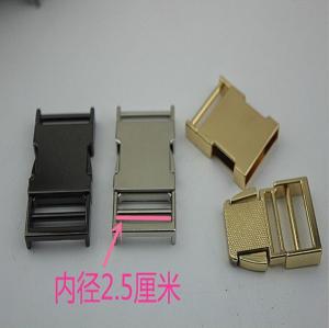 Quality Fashion Metal Material Zinc Alloy Nickel Color 25 Mm Quickly Release Buckles For Webbing for sale