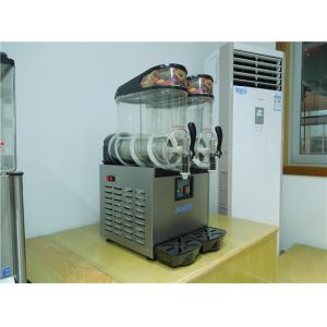 Double Bowl Cold Drinks Margarita Dispenser Machine Customized Logo Available