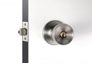 Quality Metal Room Cylinder Door Knobs / Door Knob Lock Cylinder Pin Tumbler Security for sale