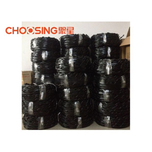 Plastic Materials Zig Zag Spring Clip Strip 144 M / Roll Length No Change Of Tools