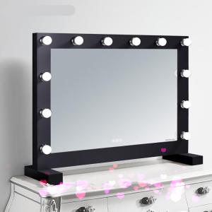 China Bulbs Hollywood Vanity LED Illuminated Bathroom Mirror FOR Makeup on sale