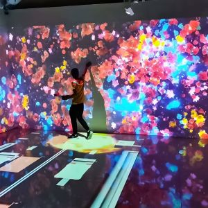 110V-250V Interactive Wall Projection Immersive For Exhibition Hall
