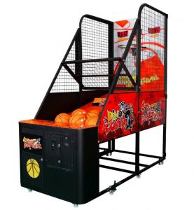 Quality Entertainment Arcade Basketball Game Machine , Mini Basketball Arcade Metal Frame for sale