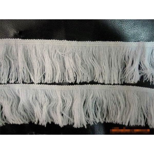 Top quality wholesale custom polyester fringe trimming tassel for curtain decoration