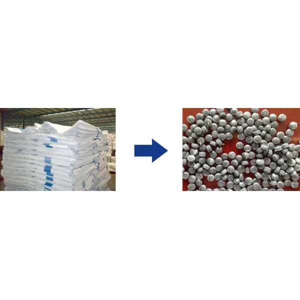 All In One 800kg/H Compaction Plastic Granulating Line