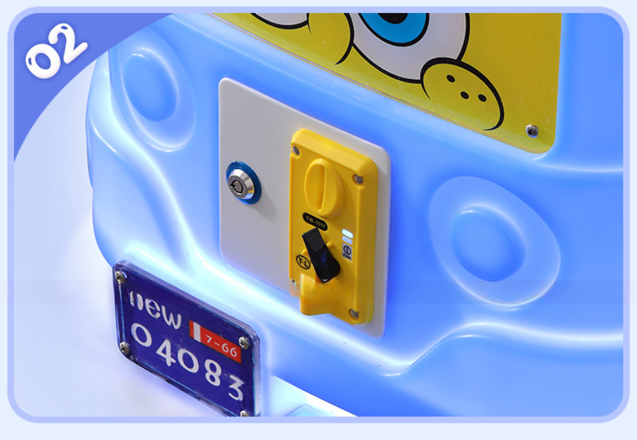 17inch Screen Kids Game Machine Shark Baby Double Gun Shooting Arcade Games