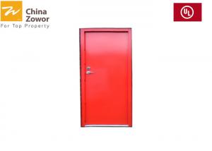 China UL Listed Gal. Steel Self Closing Fireproof Steel Door/Red Painting Finish/ Customized Size on sale