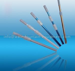 Quality 2 Section Telescopic Cleaning Pole Aluminum Material Blue Color 1.1mm Thick for sale