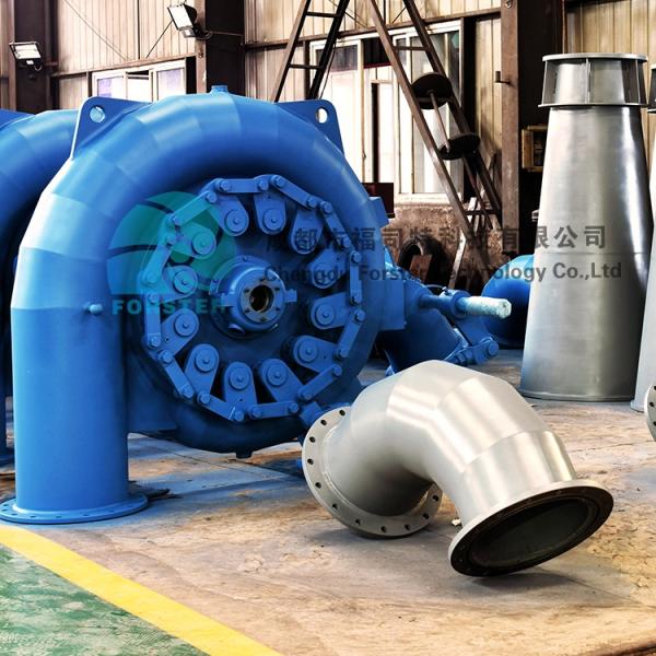 Turgo Type High Head Water Turbine Generators Simple Compact Structure