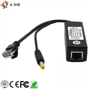 China 10M/100M 30W 12V 1.25A Passive PoE Power Splitter With Plastic Case on sale