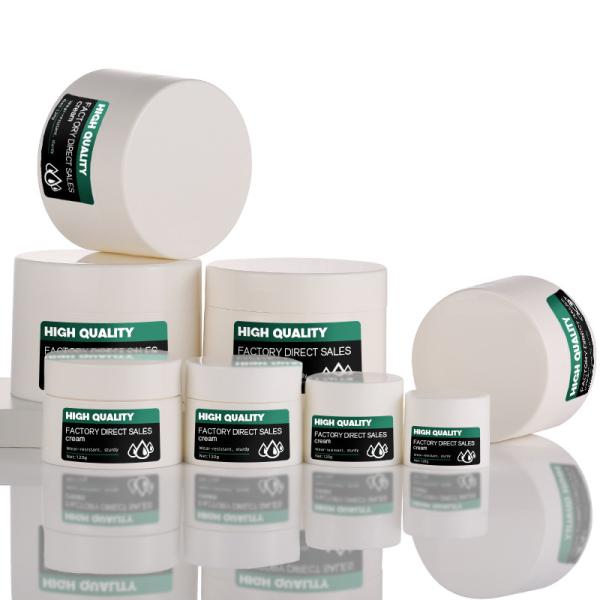 Biodegradable Empty Container For Cream , 100g Acrylic Cosmetic Containers