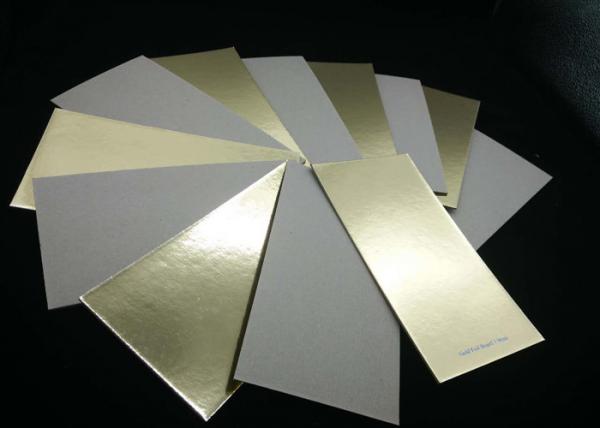 Buy Environment Grade A Laminated Paperboard Gold Paper Grey Back For Cake Bakery at wholesale prices