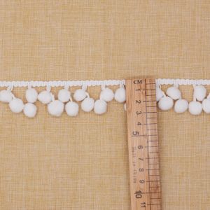 Hometextile 30mm Polyester Pom Pom Ball Fringe