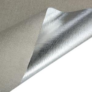 Quality 18 Micron Aluminum Foil Fiberglass Cloth Reflective Insulation And Vapour Barrier for sale