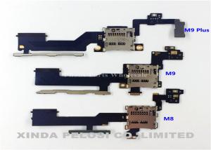 China Metal HTC One M8 Parts For Motherboard Flex Replacement Ribbon Volume Button on sale