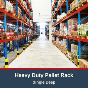 Quality Single Deep Heavy Duty Pallet Rack Selective Pallet Rack Warehouse Storage Rack for sale