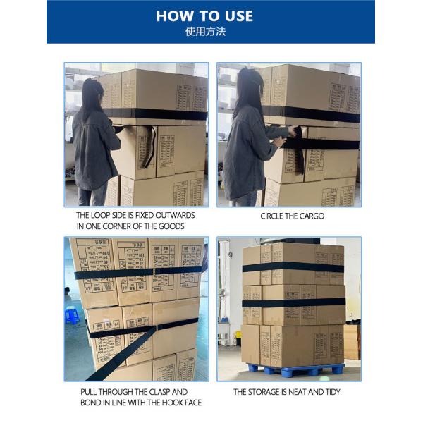 Warehouse Hook And Loop Cable Tie Transportation Cable Management Tape