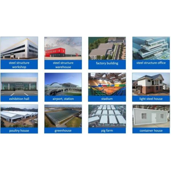 Custom Steel Shed Construction Frame Structure Wind Resistant Anti Earthquake