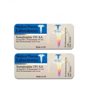 Quality Hologram Embossing Pharmaceutical Glass Vial Labels for sale