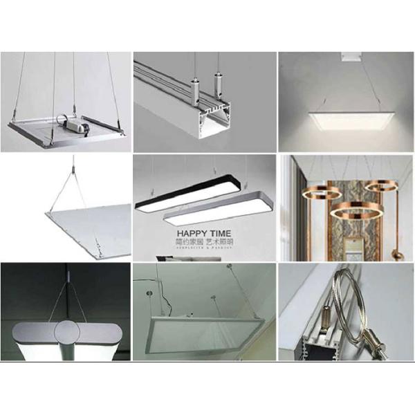 Track Suspension Brass Cable Gripper With Pad / Knurl Head Modern Knurl Design