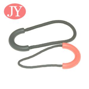 China Jiayang garment accessories PVC Silicon paracord TPU zipper puller for over coat zipper pull tag zipper pull tab on sale