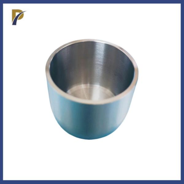 Zr702 Zr Crucible 21ml 30ml Straight Wall Cylindrical Zirconium Crucible