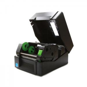 Quality TTP244pro barcode sticker transfer printed label USB cheap ribbon adhesive shipping label printer for sale
