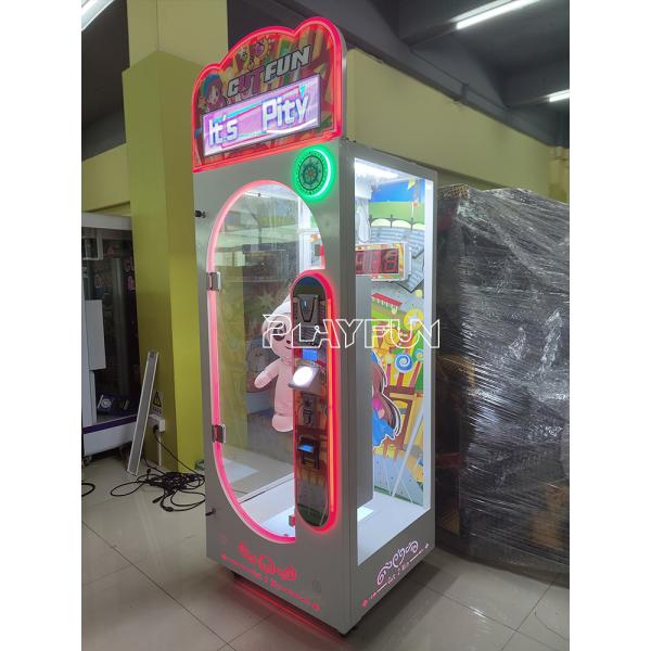 Time Out 10 Seconds Challenge Lucky 777 Coin Operated Barber Cut Arcade Game Cutting Gift Toy Scissor Cut Prize Machine