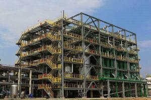 Quality Prefabricated Steel Industrial Buildings / Industrial Metal Buildings Construction for sale