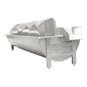 380V Poultry Butcher Machine Spiral Chicken Chiller Machine Customized