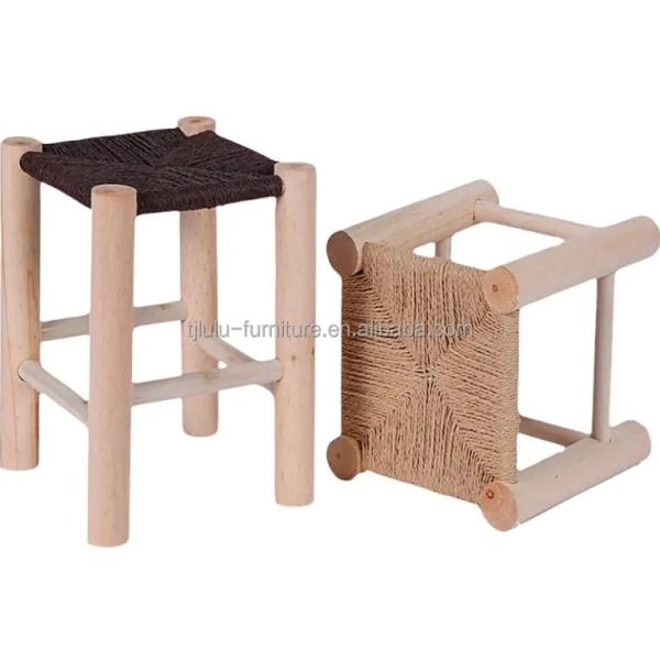 Add a Touch of Elegance to Your Living and Dining Room with Modern Nordic Solid Wood Stool