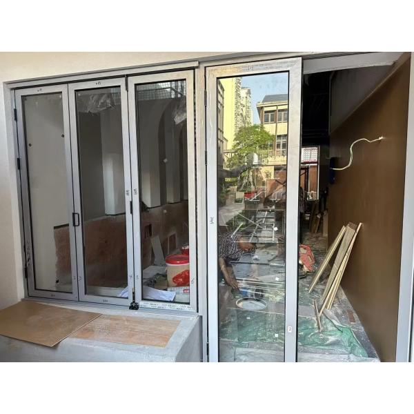 Harvest Culinary Folding Window Connecting Prep Areas to Outdoor Herb Planters