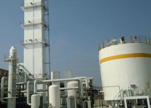 China Low Power Consumption Industrial Liquid Nitrogen / Oxygen Air Separation Unit on sale