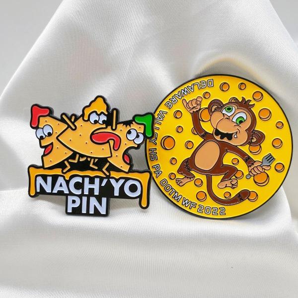 Custom Color Enamel Pins UV Silkscreen Pad Printed Hard Soft Enamel Pins Design and Custom Color