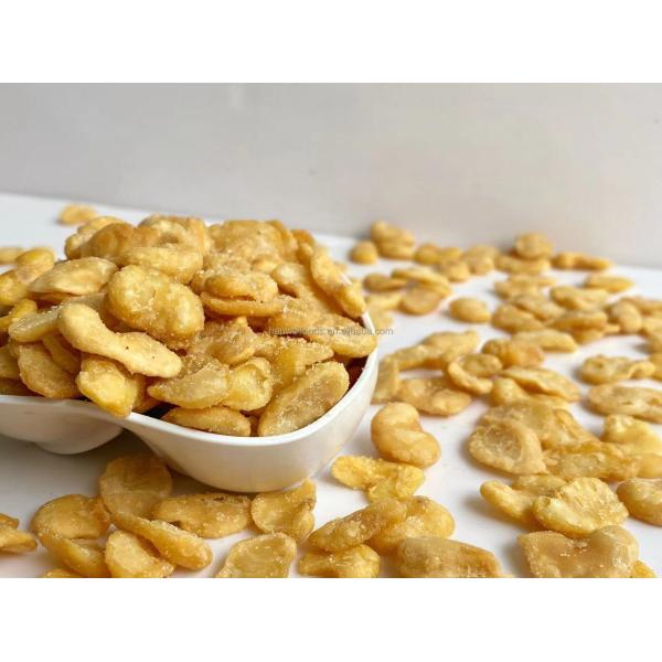 Belted Fava Bean Snack Fried Salted Crisp Broad Bean Uniform Size