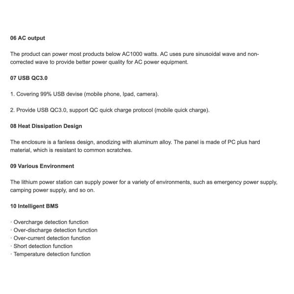OEM ODM lifepo4 lithium battery 1000W Power Supply Solar Generator lithium battery packs For Outdoor RV EV Camping