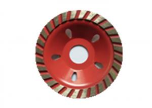 Quality Red Blue Sintered Turbo Diamond Cup Wheel Turbo Grinding Wheel For Granite for sale
