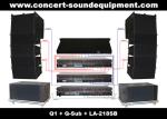 480W Full Range Line Array Speaker With 1.4"+2x10" Neodymium Drivers For Concert