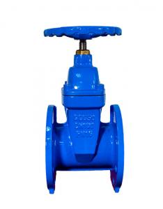 Quality Custom DN100 BS5163 Cast Iron Gate Valve 100mm Resilient Wedge for sale