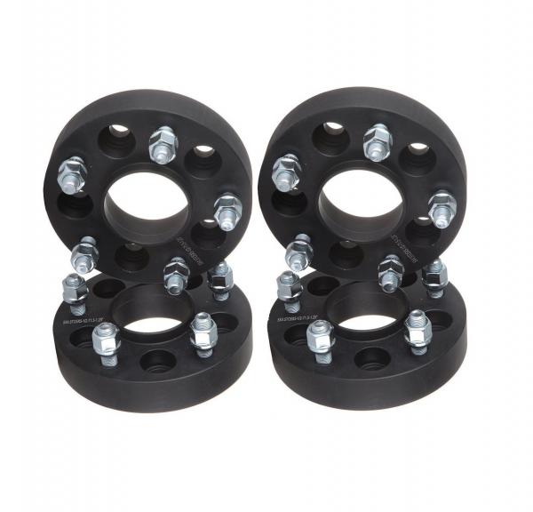 Buy 20mm 5x114.3 5x4.5"  Hubcentric Black Wheel Spacers central bore 66.1 Fits Nissan Infiniti 12x1.25 at wholesale prices