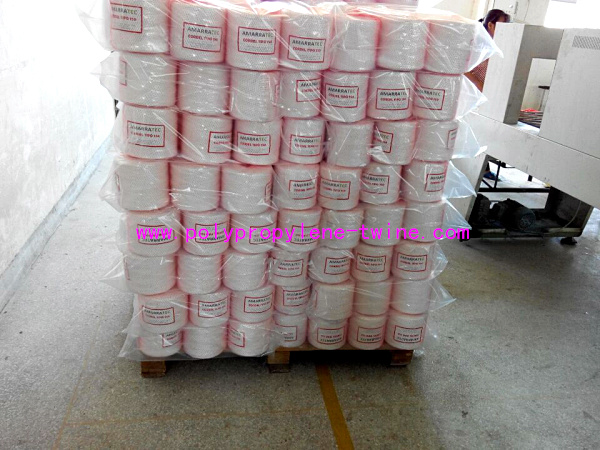 Free Sample Tomato Polypropylene Tying Twine , Plastic Twine Rope 9000 Denier