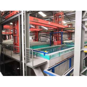 Power Automated Anodizing Line Process Horizontal Anodiding line