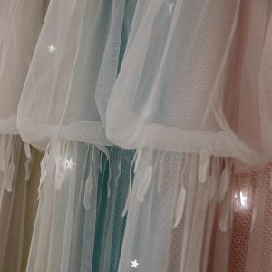 Modern Simplicity Green Leaf Digital Print Curtain Fabric