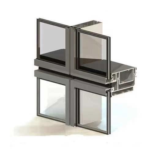 Buy Construction Reflective Aluminum Glass Curtain Wall For Real Estate at wholesale prices