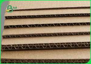 Quality Durable B Flute Brown Corrugated Paper Sheets &amp; Pads 125gsm + 100gsm for sale