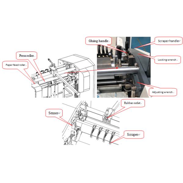 2190kg Positioning Machine For Gluing Rigid Box L5981xW3182xH2103mm