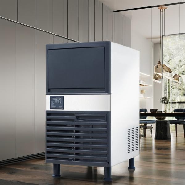 Commercial Single-Temperature Digital Control Ice Machine Bar Use Fan Cooling Refrigeration Equipment